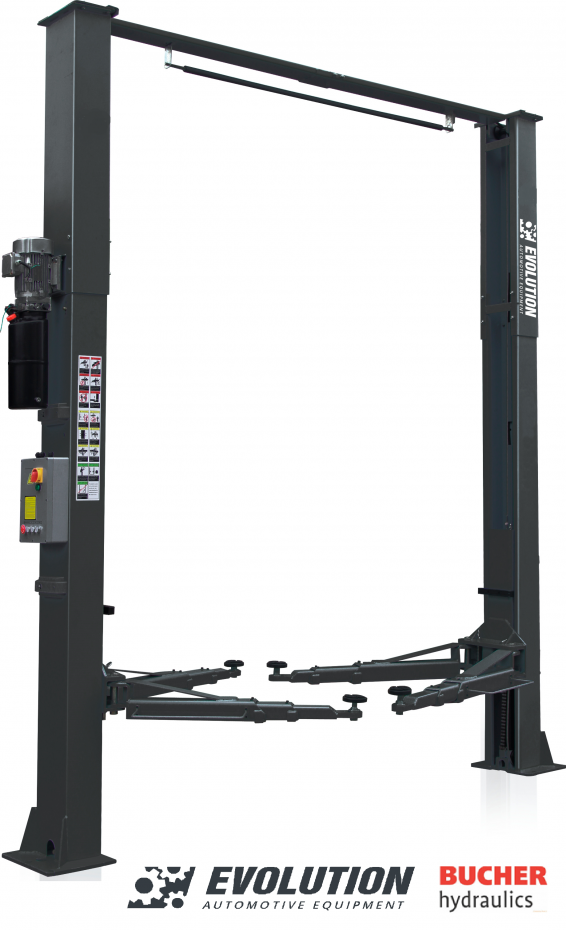 Kahesambaline (kahe posti) hüdrotõstuk EVO 45DEH "Longfoot"