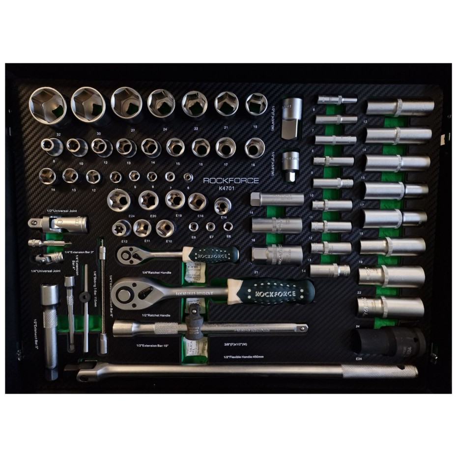 RockForce tööriistad 274 tk kärus - Image 6